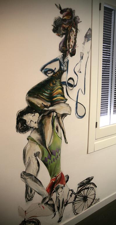 Obra Artistica en el interior del apartamento Alma Calatrava